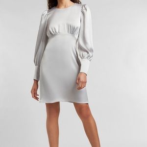 Elegant Silver Women's Dress